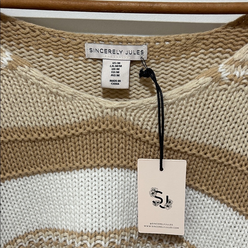 Fall Striped Sweater - Picture 2 of 4